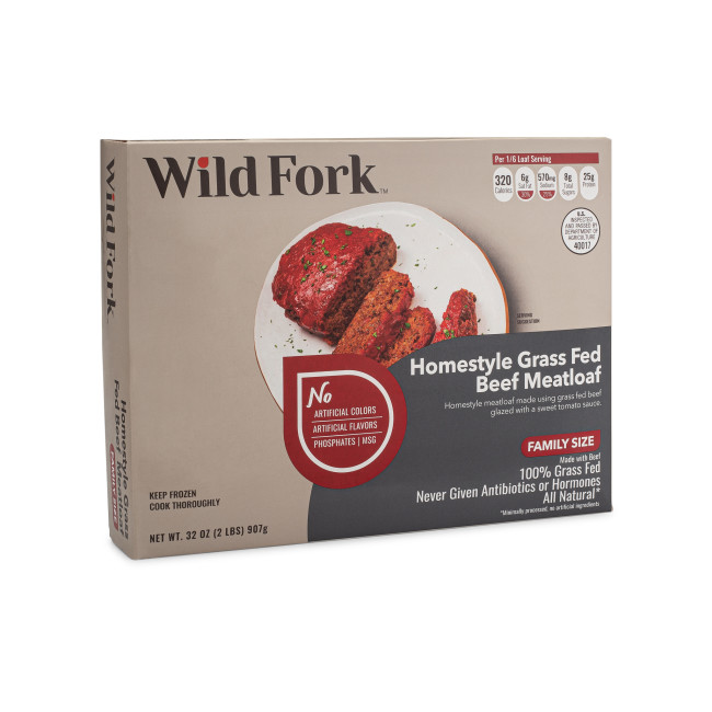 8069 WF PACKAGED GRASS FED BEEF MEATLOAF READY MEAL