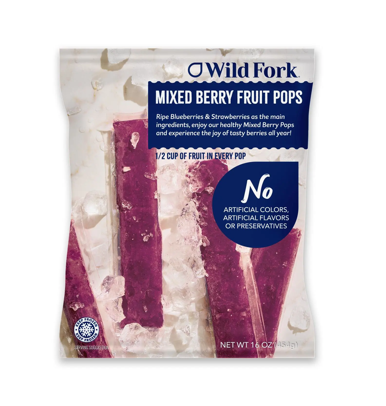 7400 PACKAGED Mixed Berry Fruit Pops