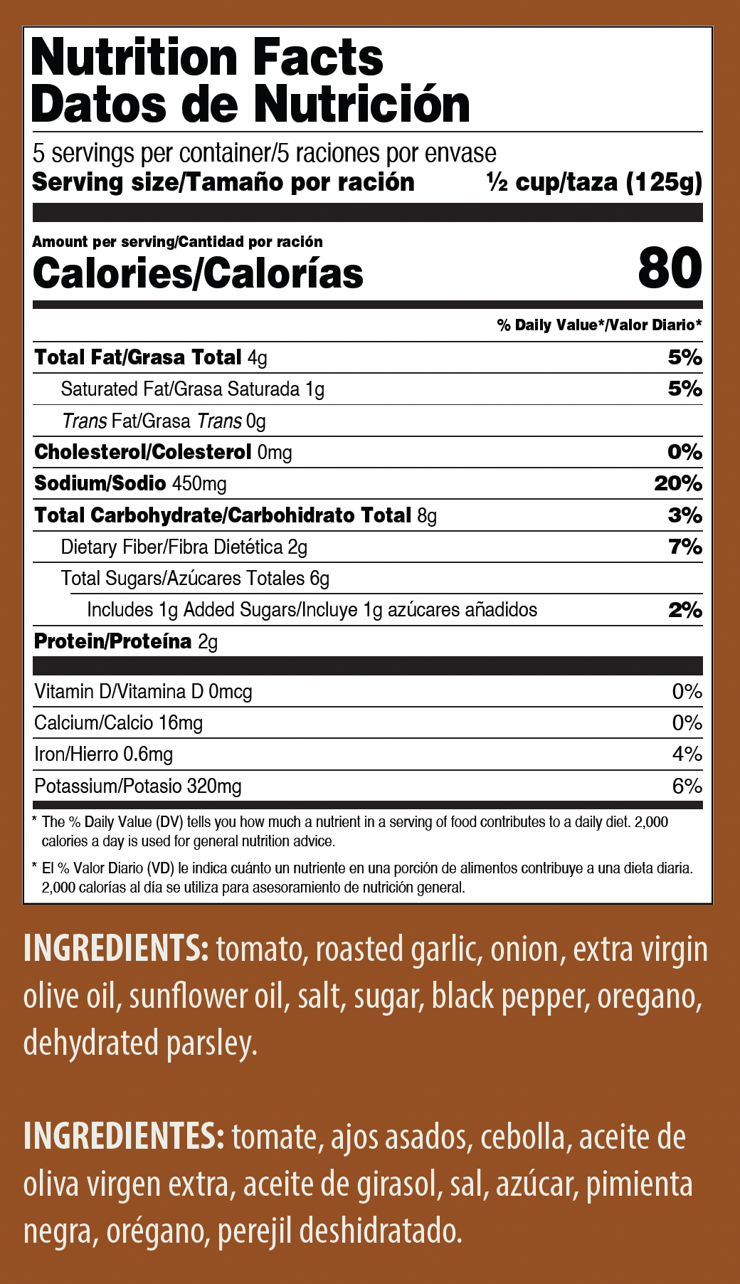 9919 NFT Flora Homestyle Roasted Garlic Sauce