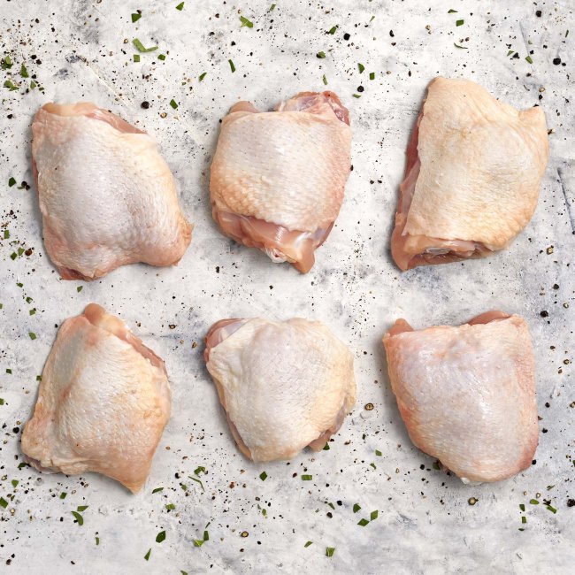 4304 WF Raw Organic Chicken Thighs Poultry