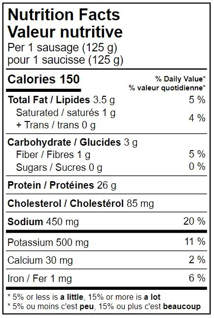 9069 - Jerk Chicken Sausage - NFT