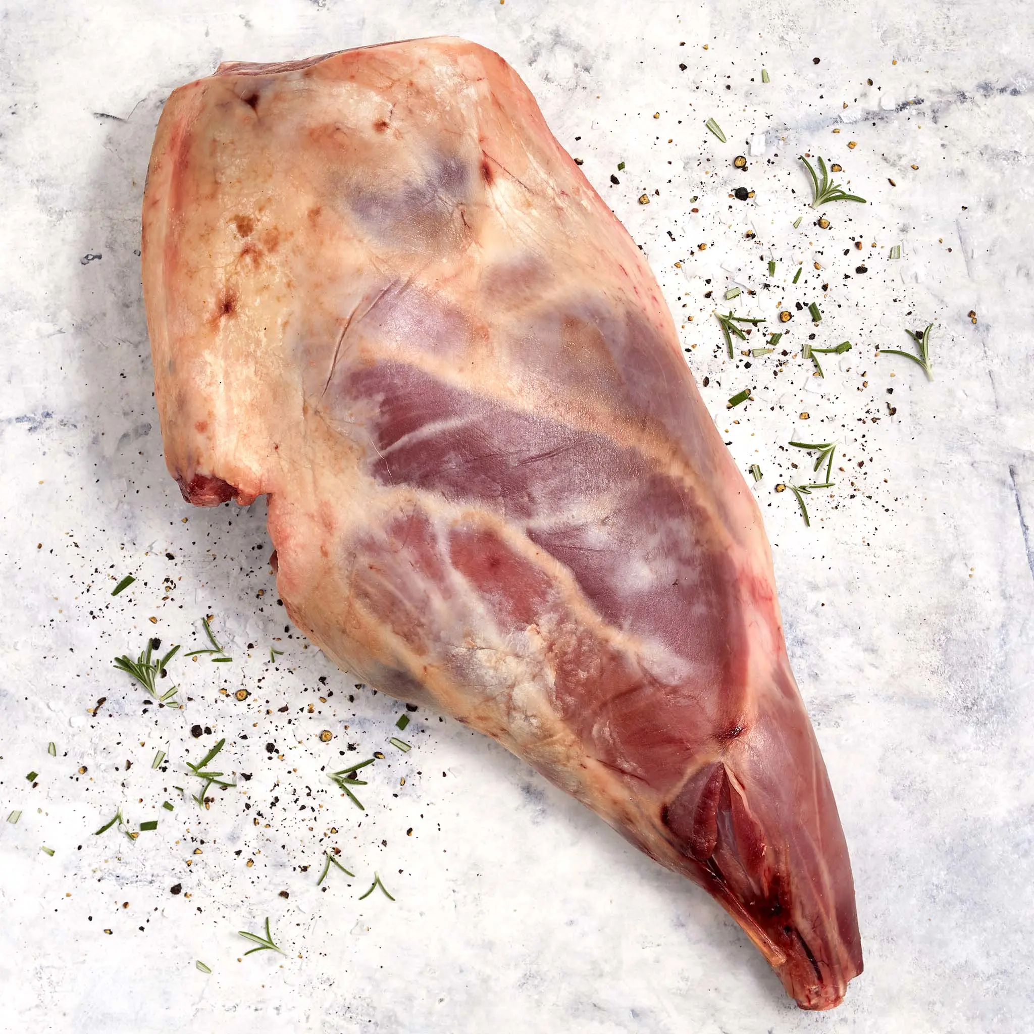 5204 RAW Bone-In Whole Lamb Leg