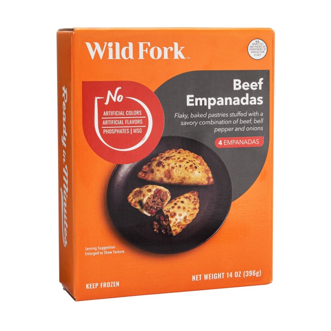 8227 WF PACKAGED Beef Empanadas Breads, Appetizers & Desserts