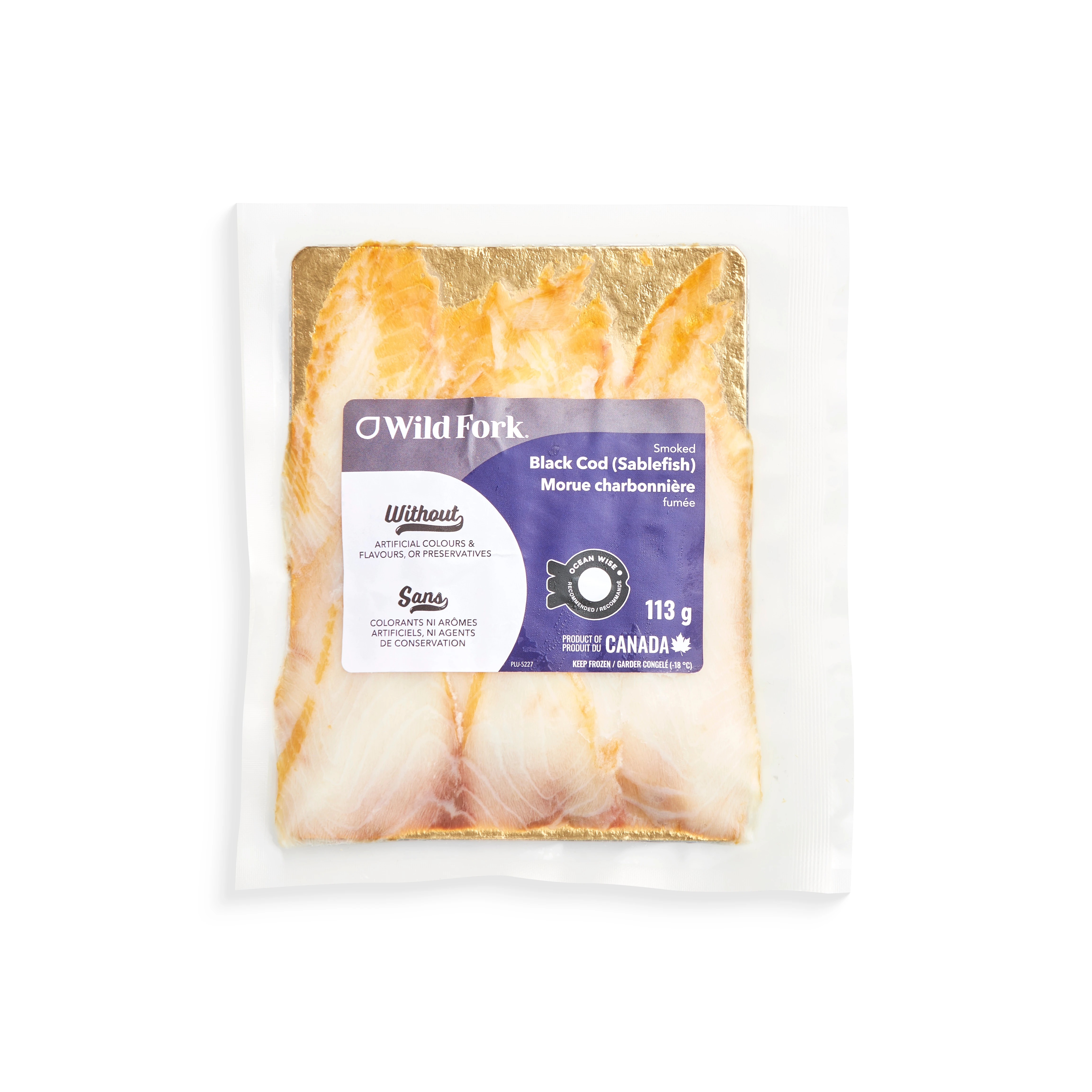 WFC 5227 Seafood Black Cod Sable Fish PD