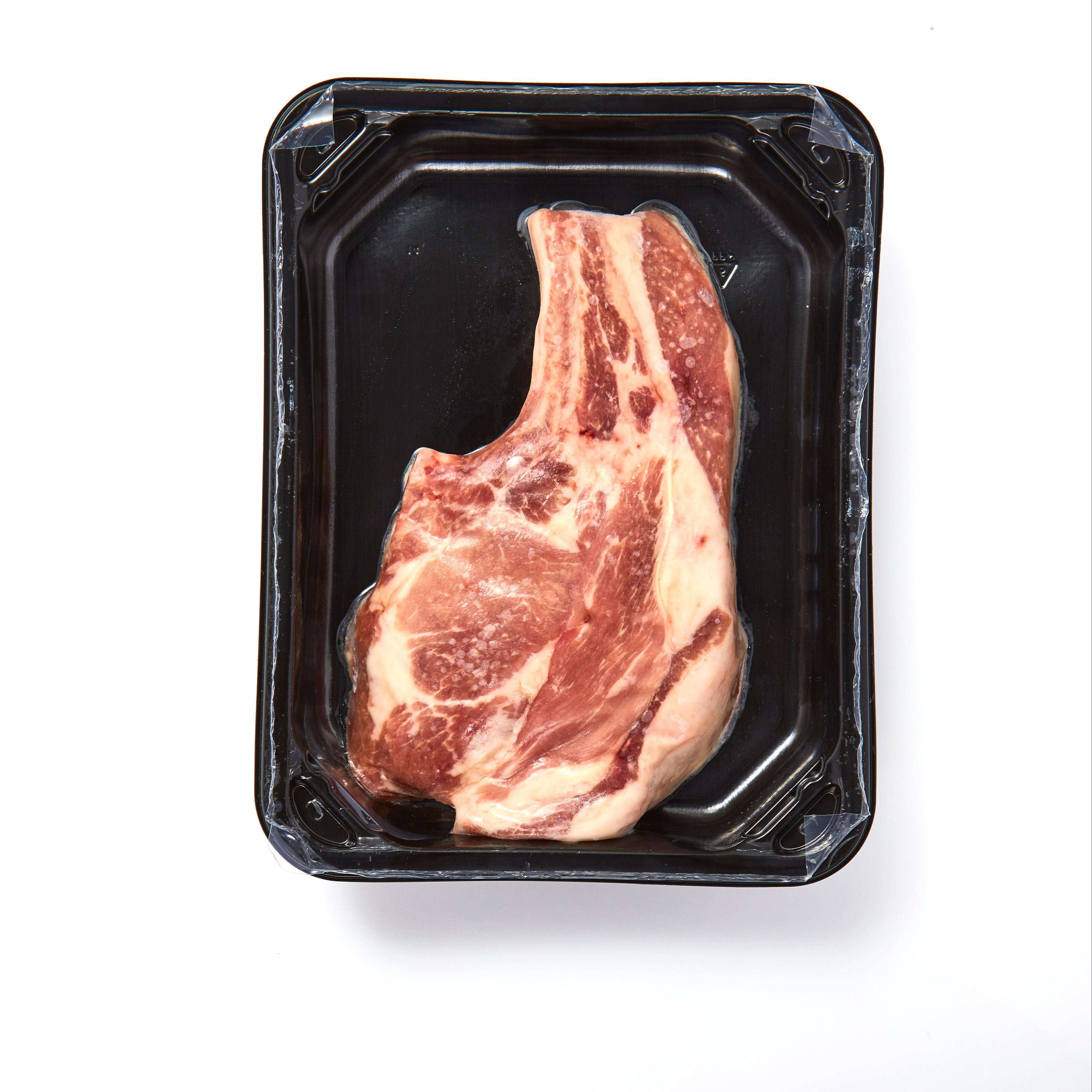 3404 WF PACKAGED Pork Bone-In Berkshire Thick Ribeye Chop Pork