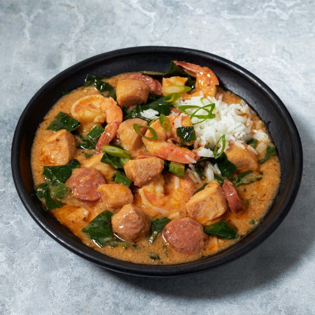 5709 WF PLATED Gumbo with Alligator Tenderloins Specialty Meats
