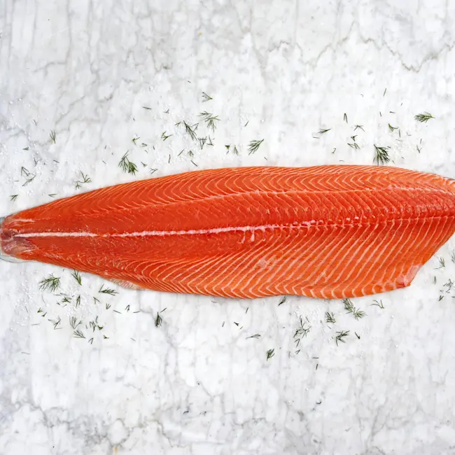 WFC 5011 5171 Seafood AtlanticSalmon Fillets Skinless Raw