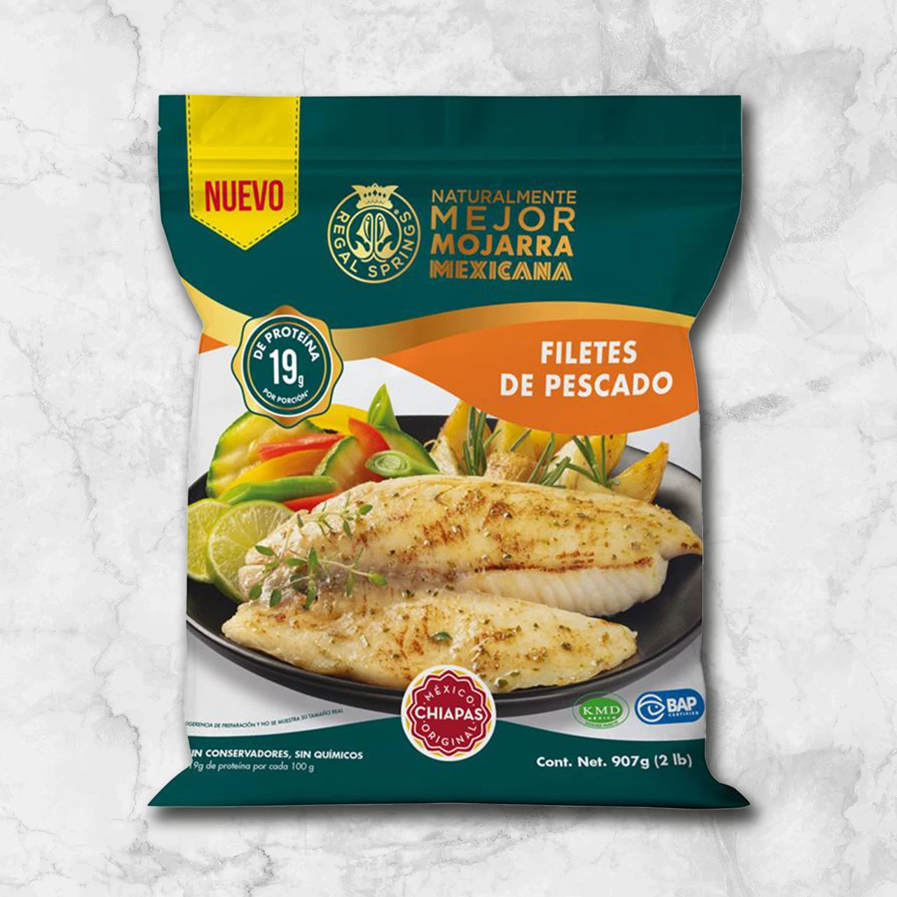 82330 WFMex Packaged FILETE DE TILAPIA MEXICANA REGAL 907G Pescados