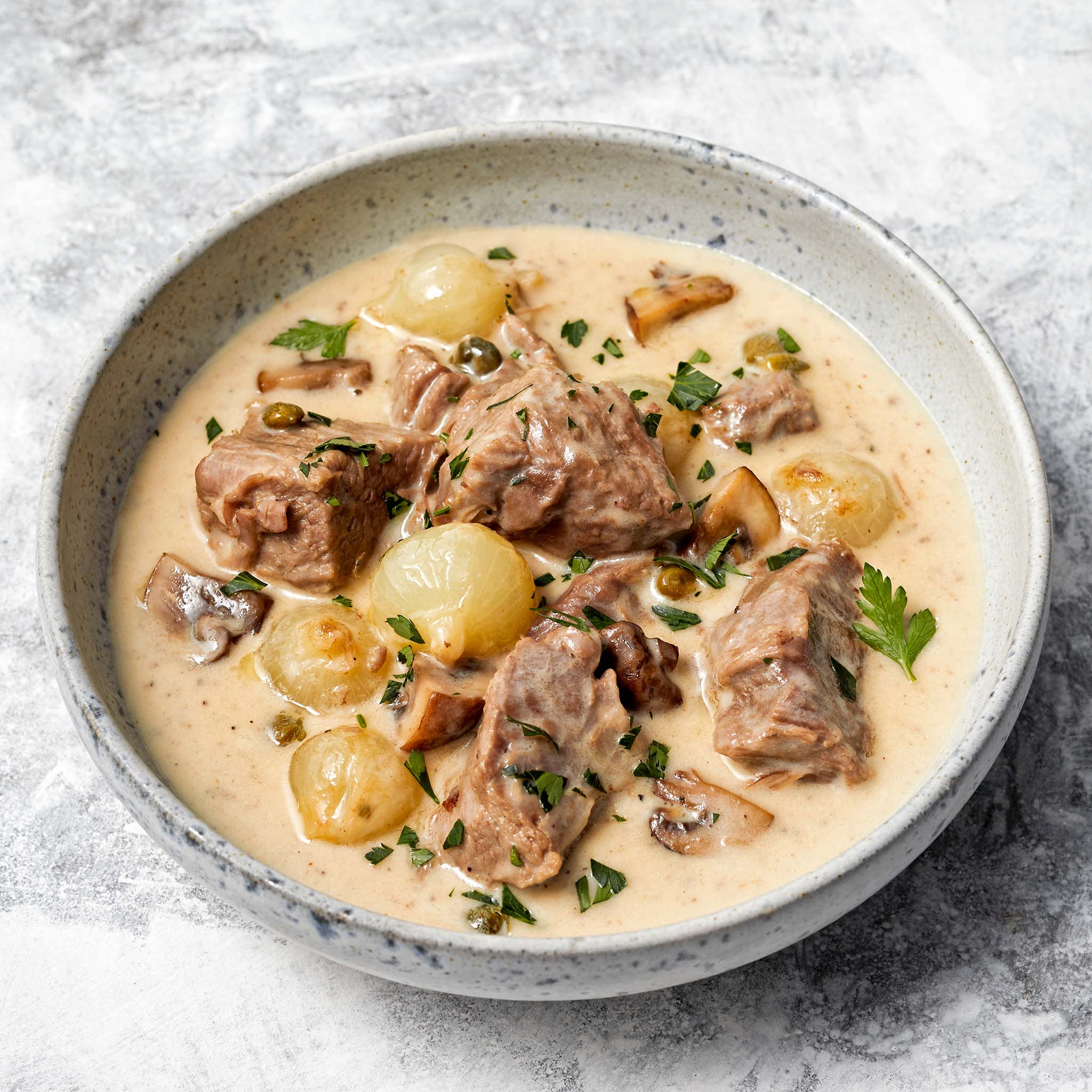 5601 WF PLATED veal stew blanquette Specialty Meats