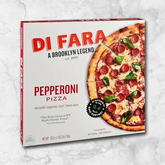 82048 WFMex Packaged PIZZA DE PEPPERONI DI FARA 516g Platillos Listos