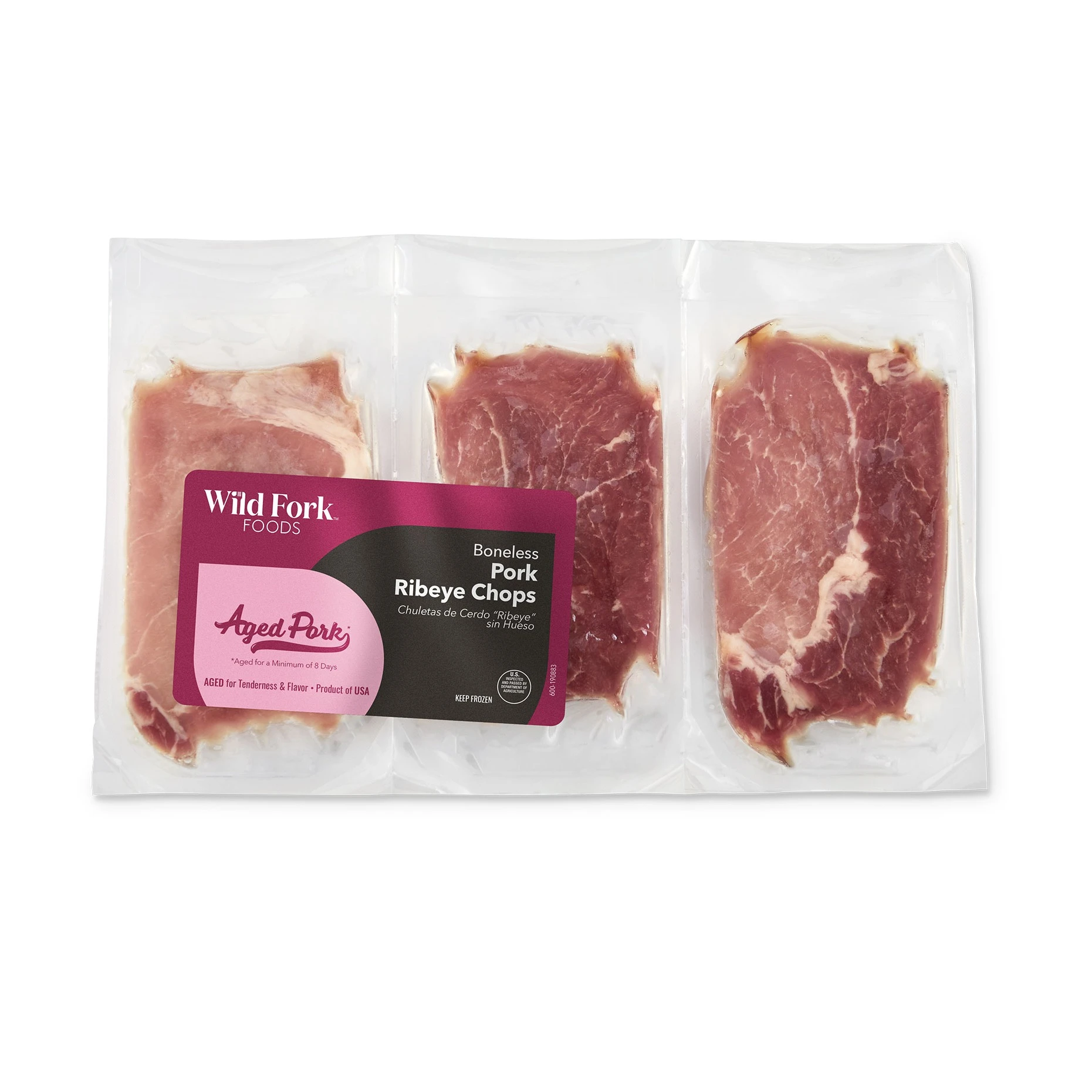 3109 WF PACKAGED PORK BONELESS RIBEYE CHOPS