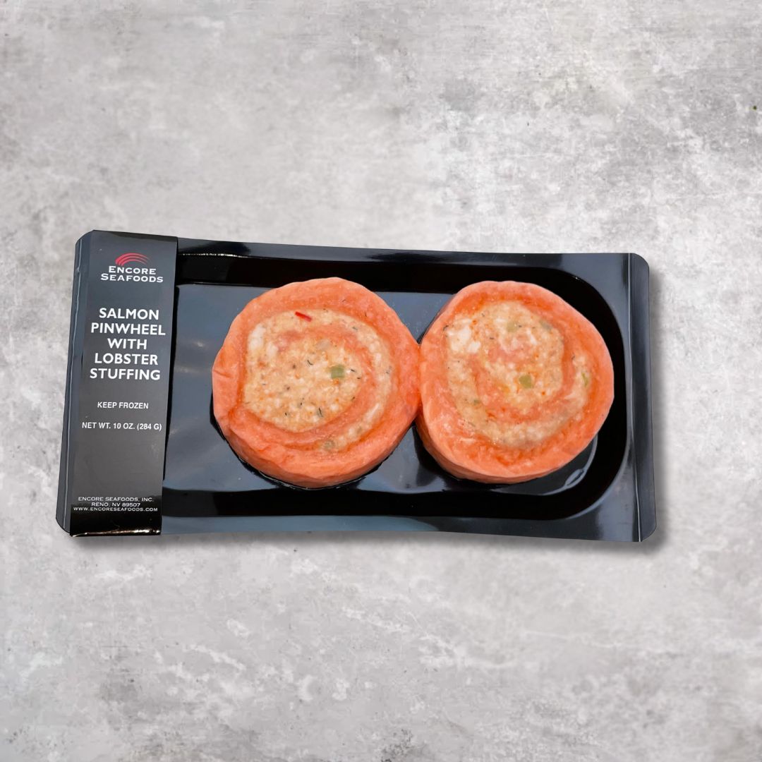Salmon Pinwheel With Lobster Stuffing | Wild Fork Foods