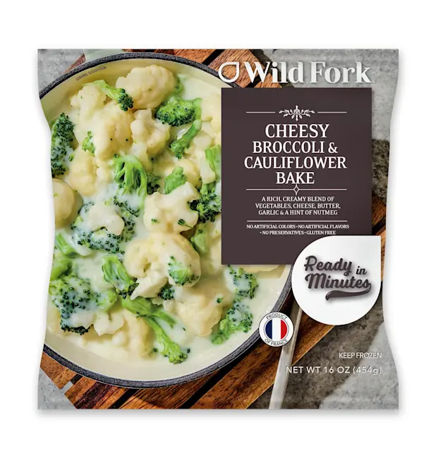 8114 PACKAGED Cheesy Broccoli and Cauliflower Bake