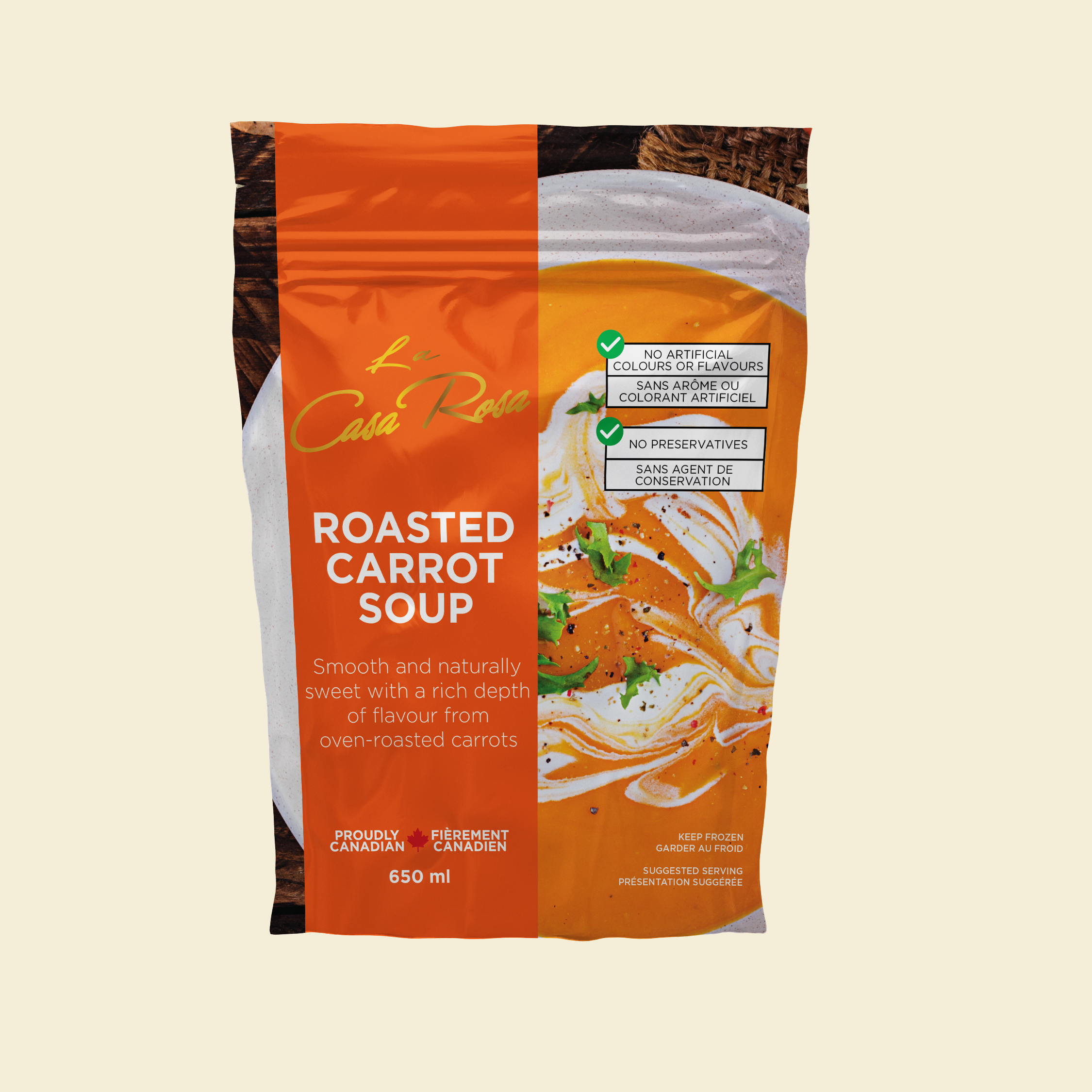 Soup, Roasted Carrot 650mL - LCR