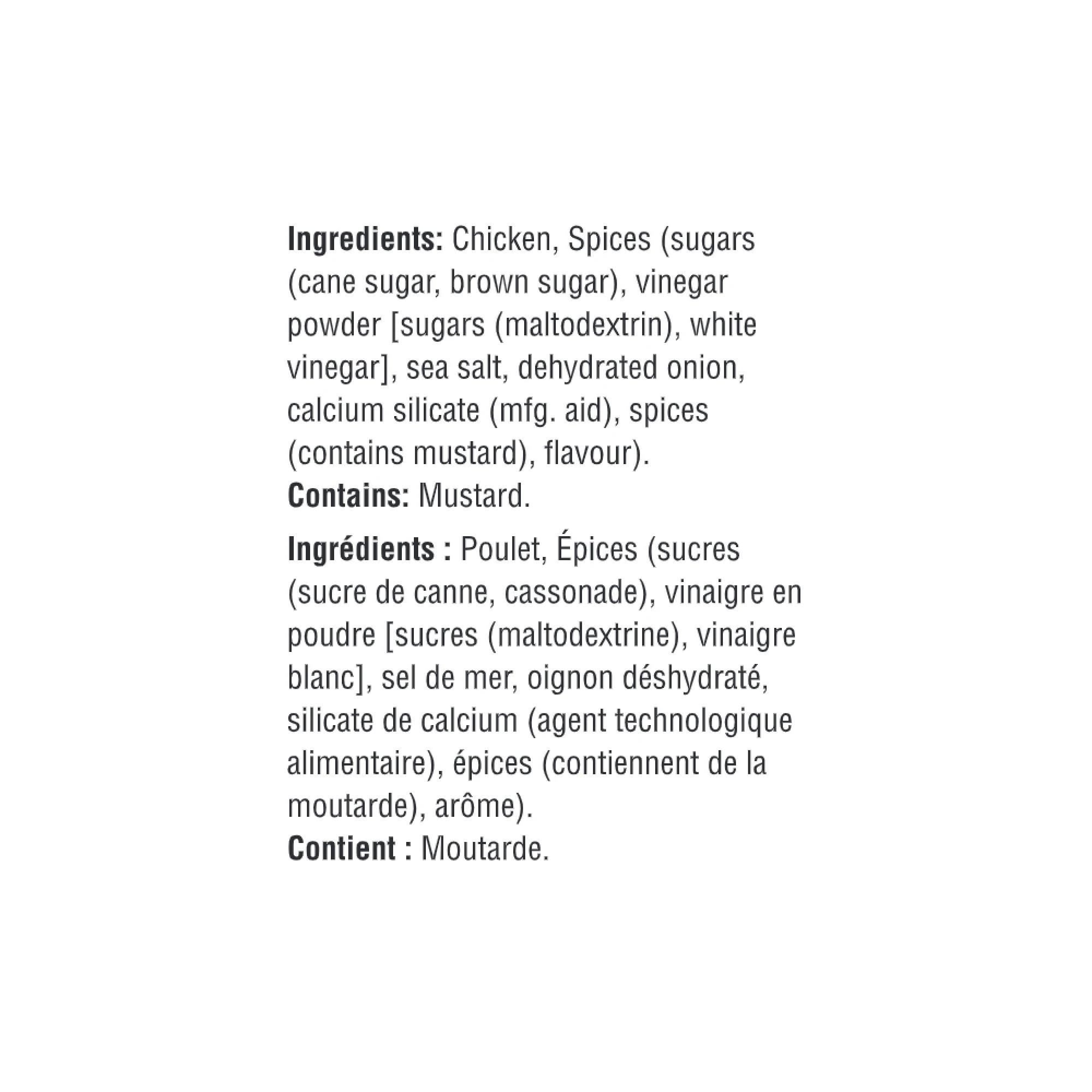 WFC 7023 7090 Chicken Whole Carolina Ingredients