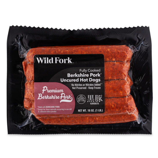 3781 WF PACKAGED Berkshire Hot Dogs Sausage