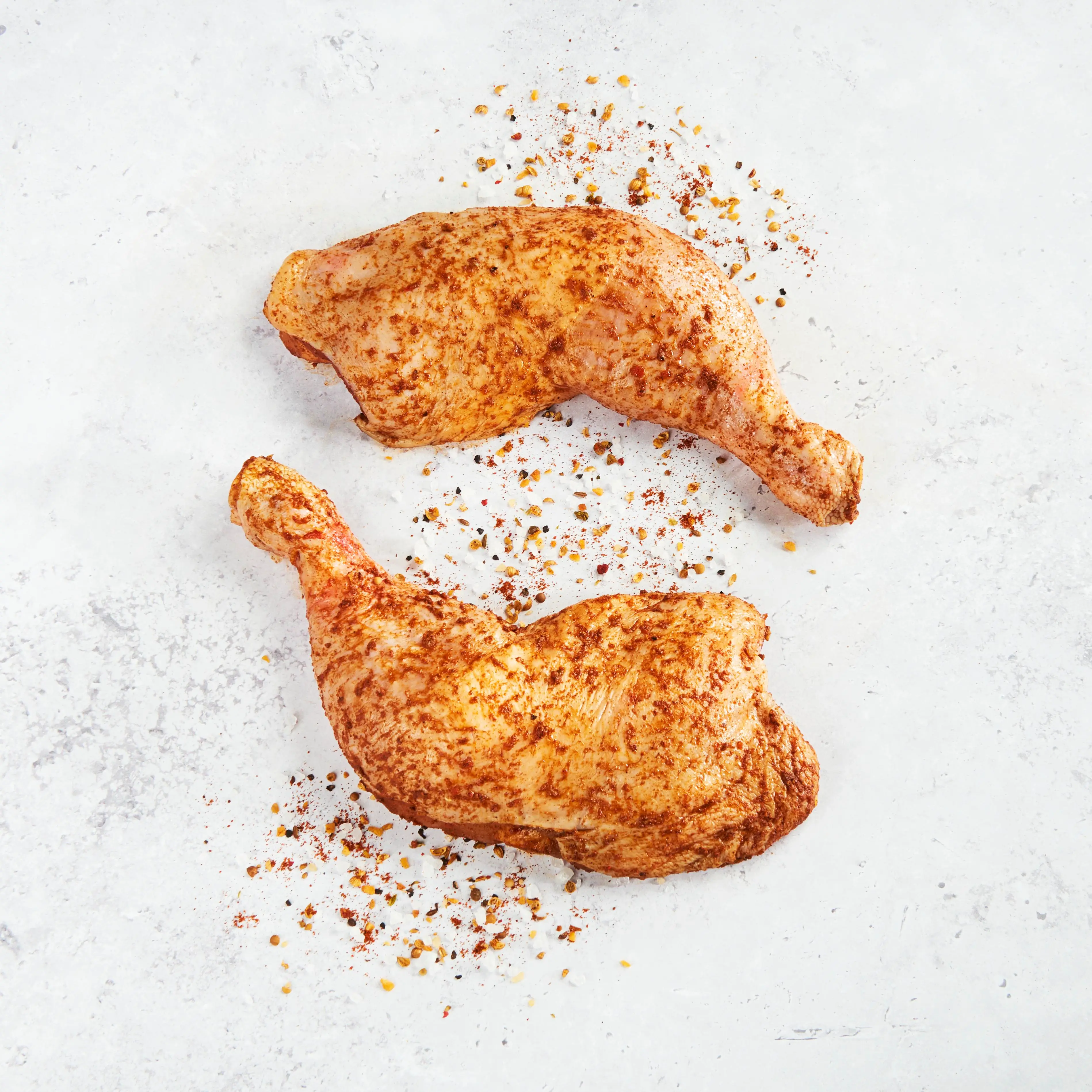 WFC 7041 7104 Chicken LegQuarters Jerk Raw