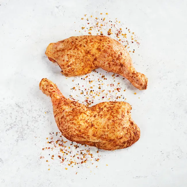 WFC 7041 7104 Chicken LegQuarters Jerk Raw