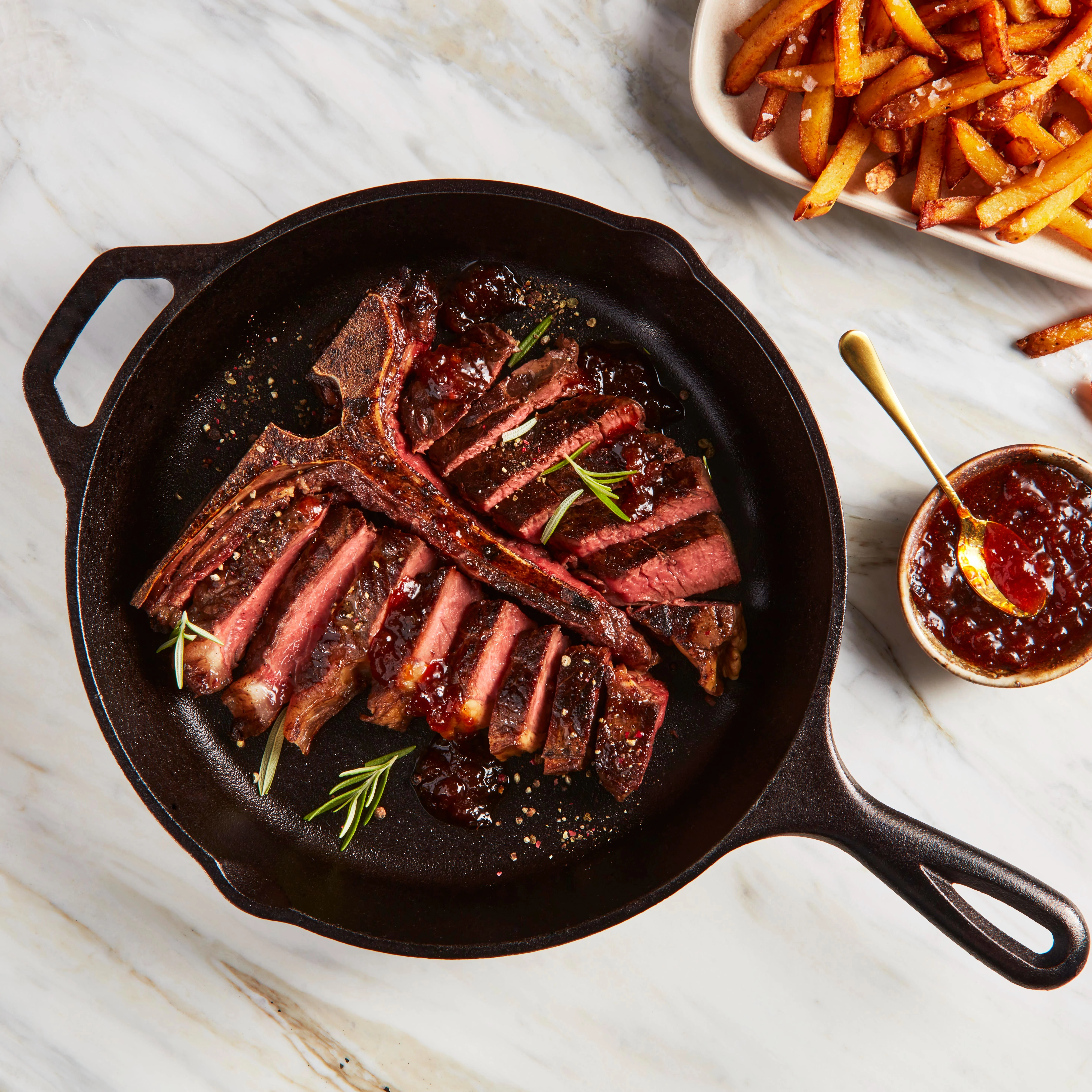 WFC 8238 Bison Steak Porterhouse Lifestyle