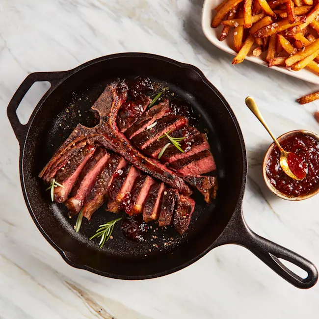 WFC 8238 Bison Steak Porterhouse Lifestyle