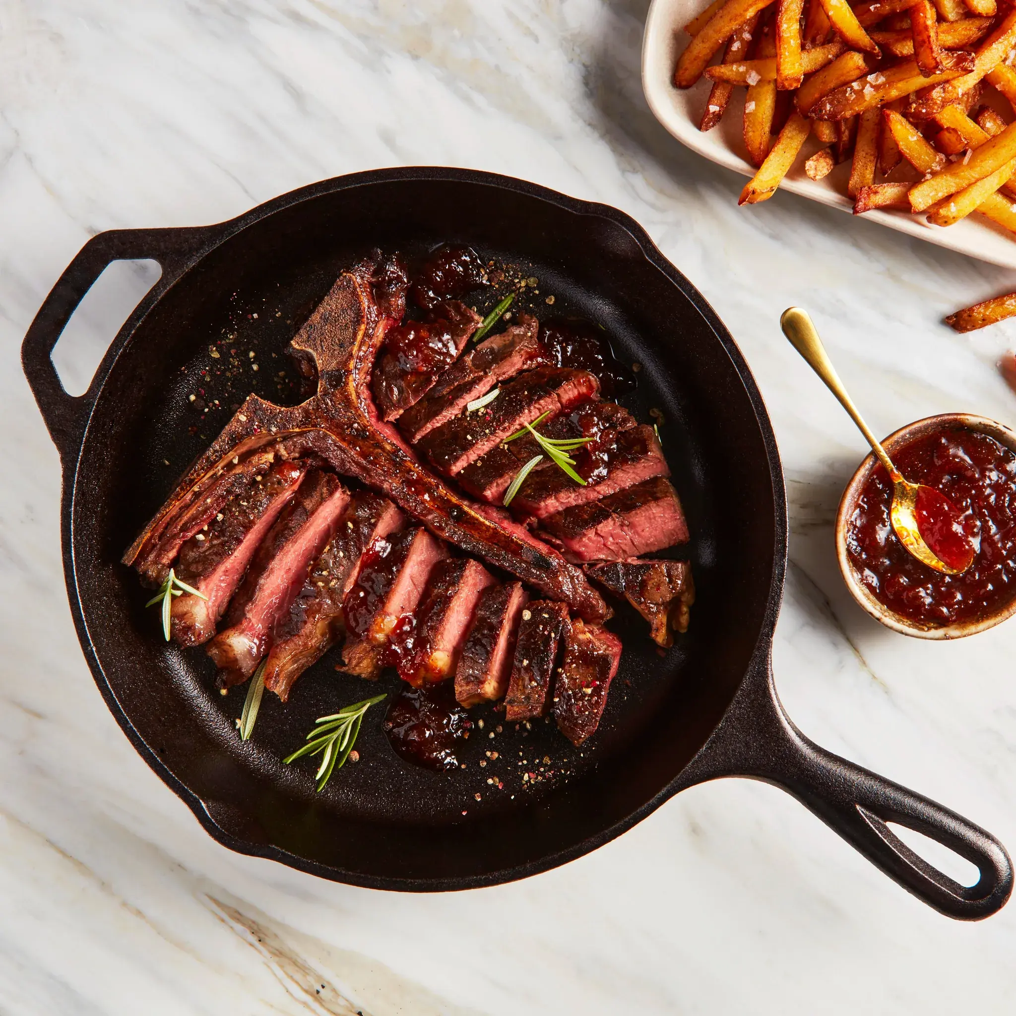 WFC 8238 Bison Steak Porterhouse Lifestyle