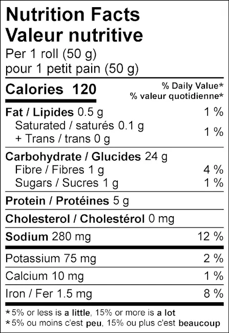 4523 - Artisan White Dinner Rolls - NFT
