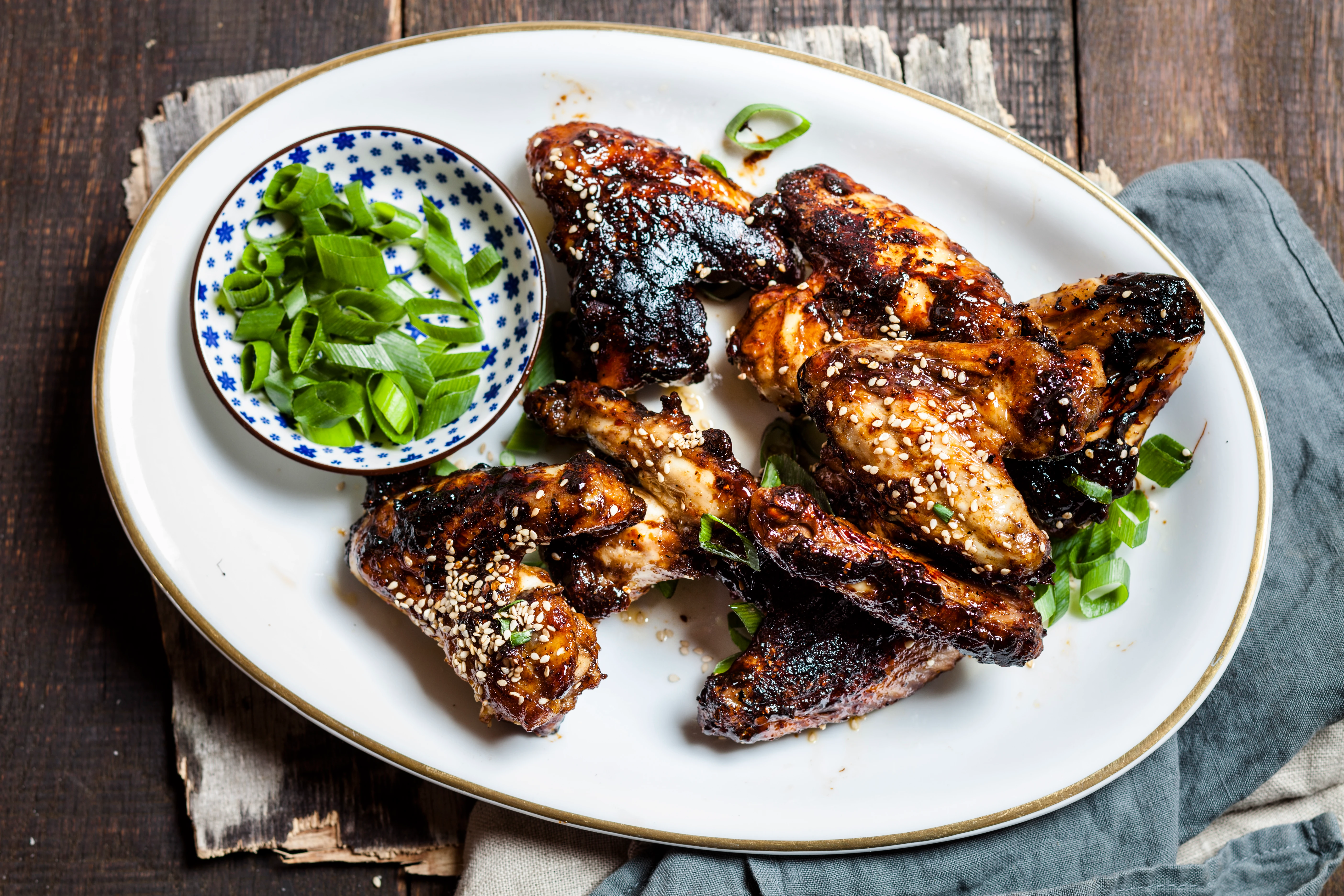 4129 cooked Chicken Whole Wing ABF 2.5 lbs IQF