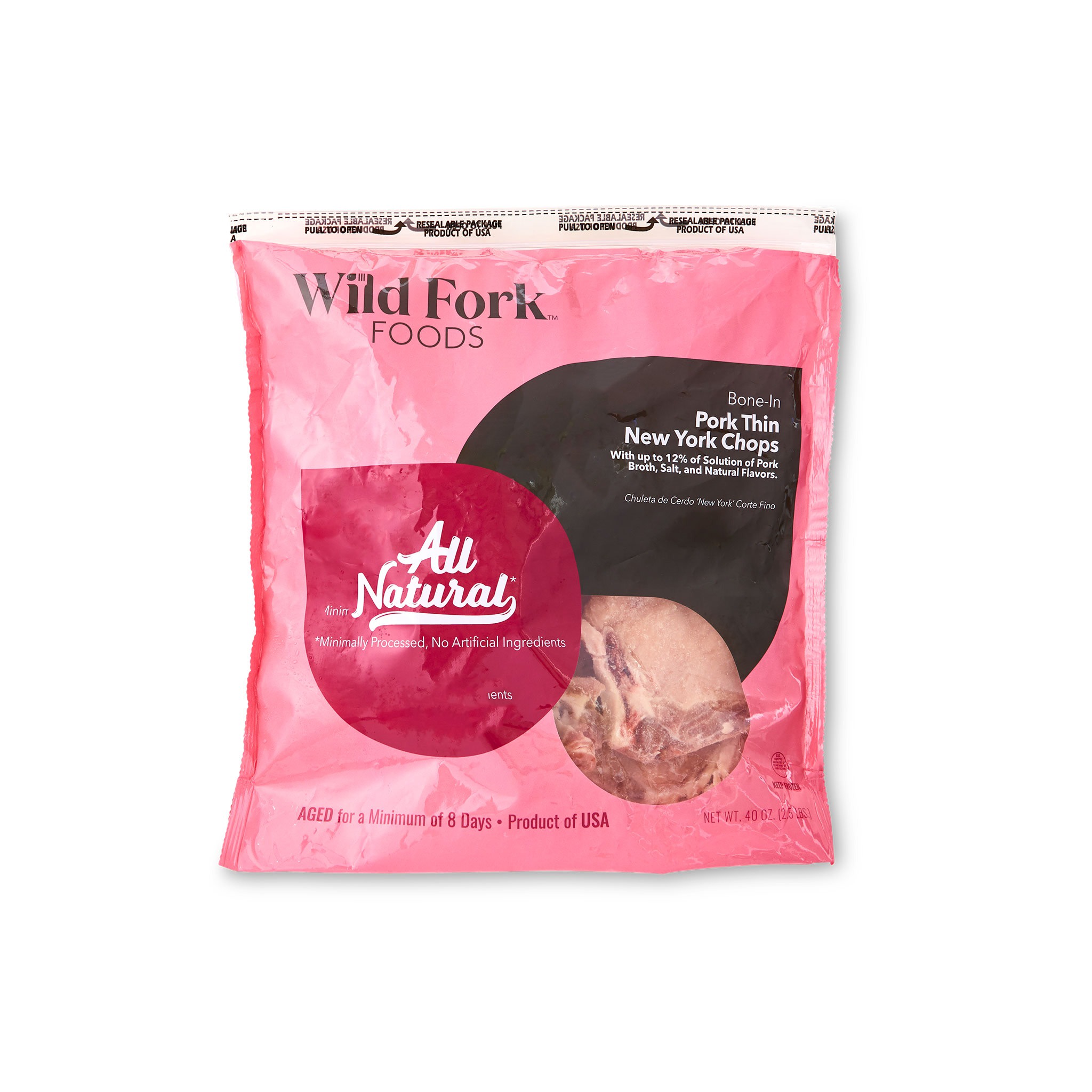 3201 WF PACKAGED Pork Bone-In NY Chops Pork