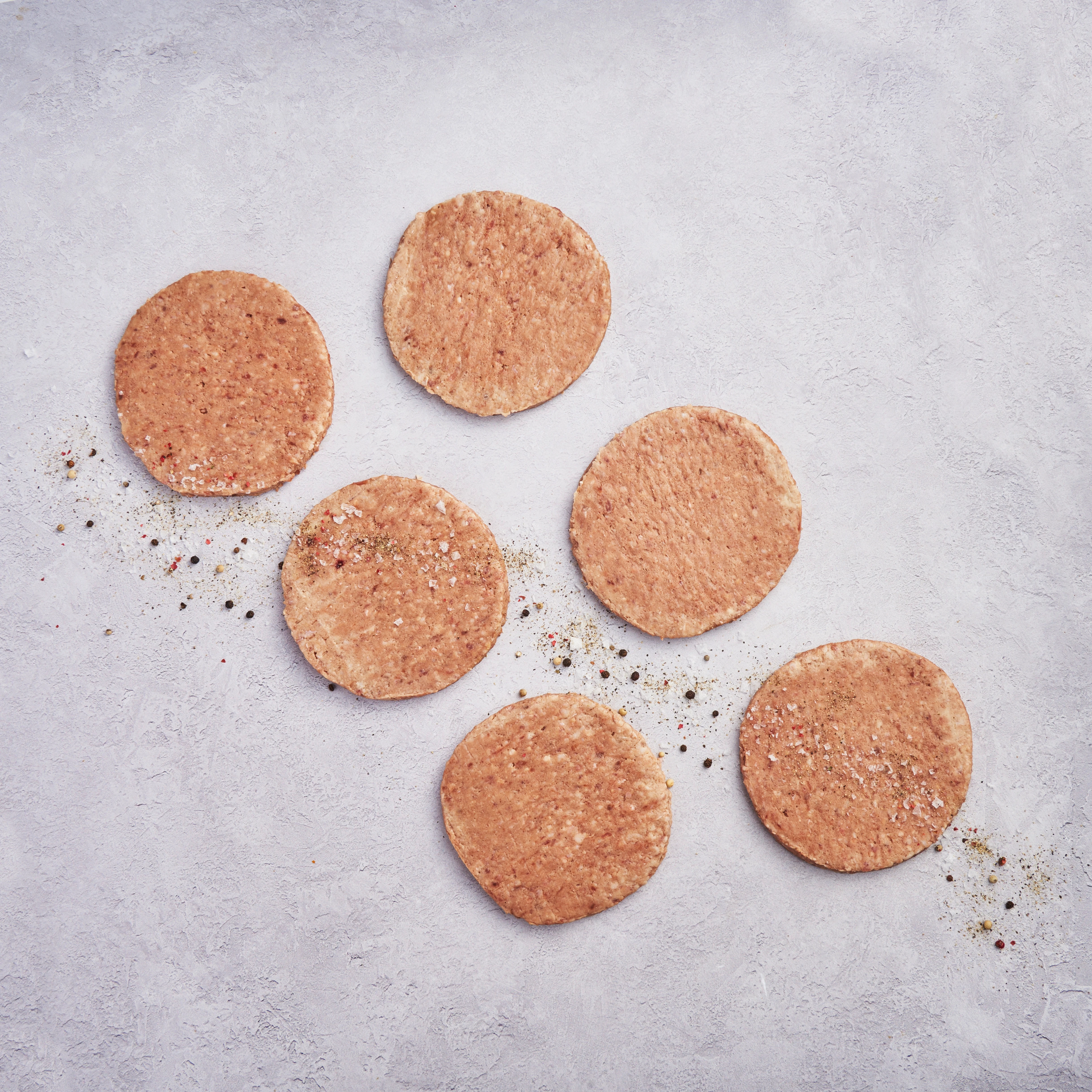 WFC 9094 Grinds Beef Burgers RAW