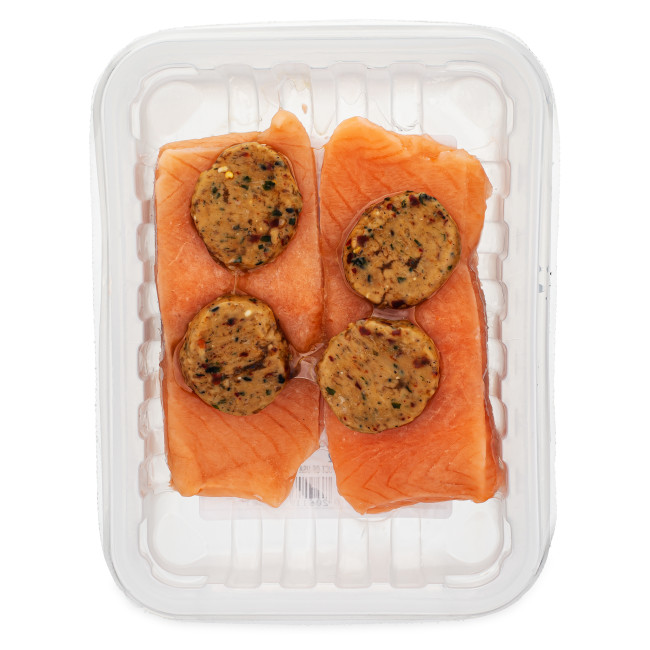 6119 WF PACKAGED Skinless Atlantic Salmon with Bulgogi Butter Seafood