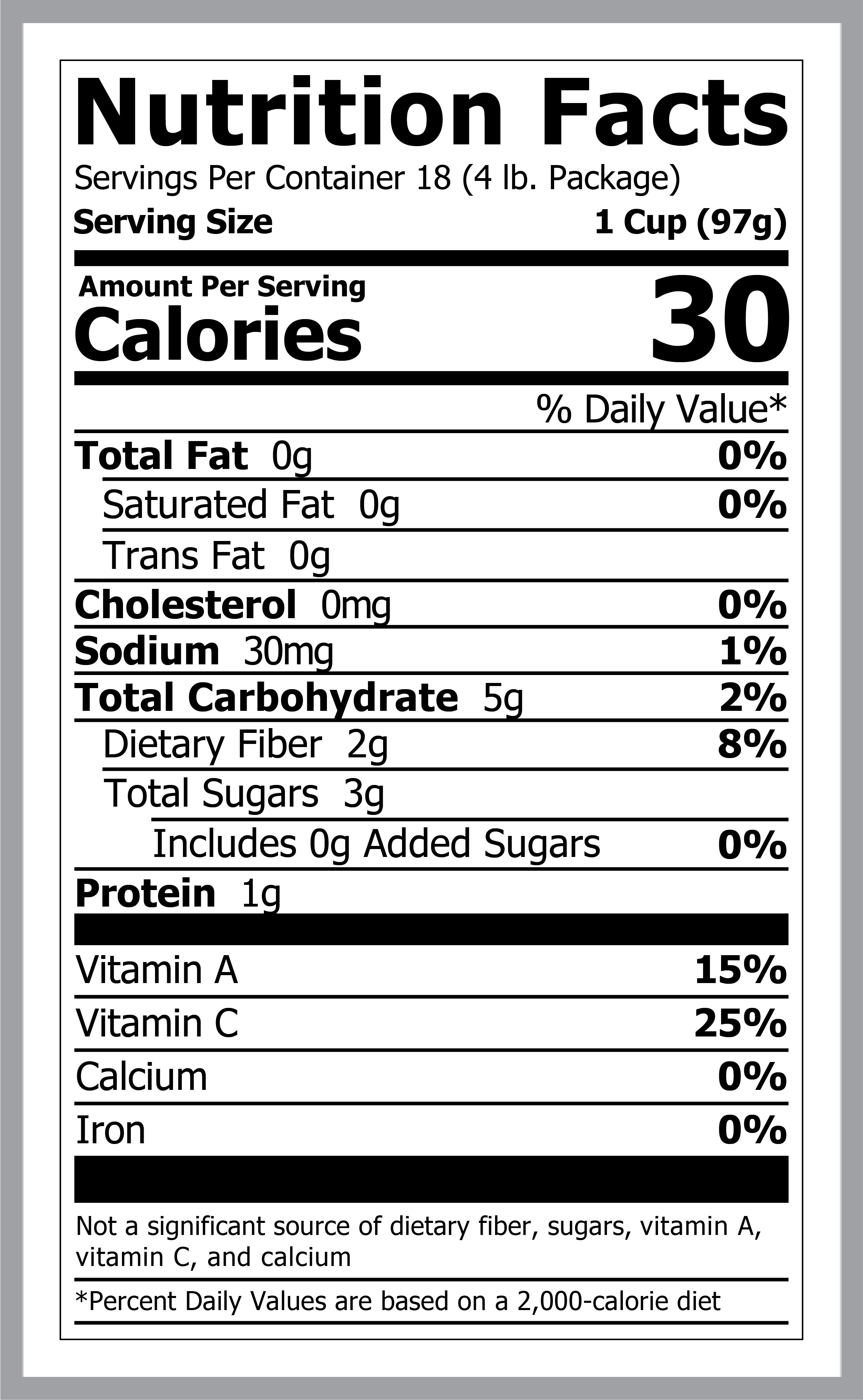 7005 WF NFT normandy blend 0 75 lbs iqf - flav-r-pac