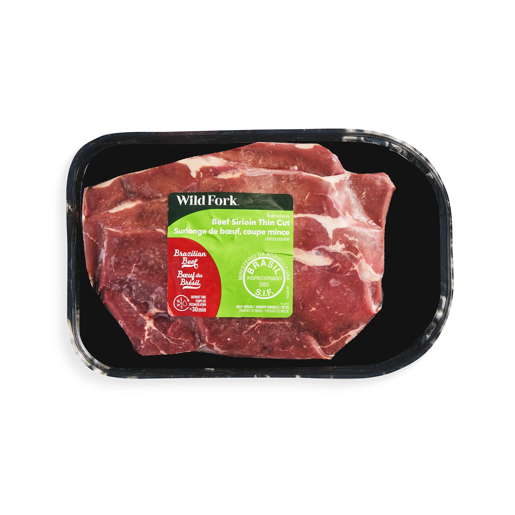 WFC 6776 Beef Brazil Steak SirloinThinCut PD