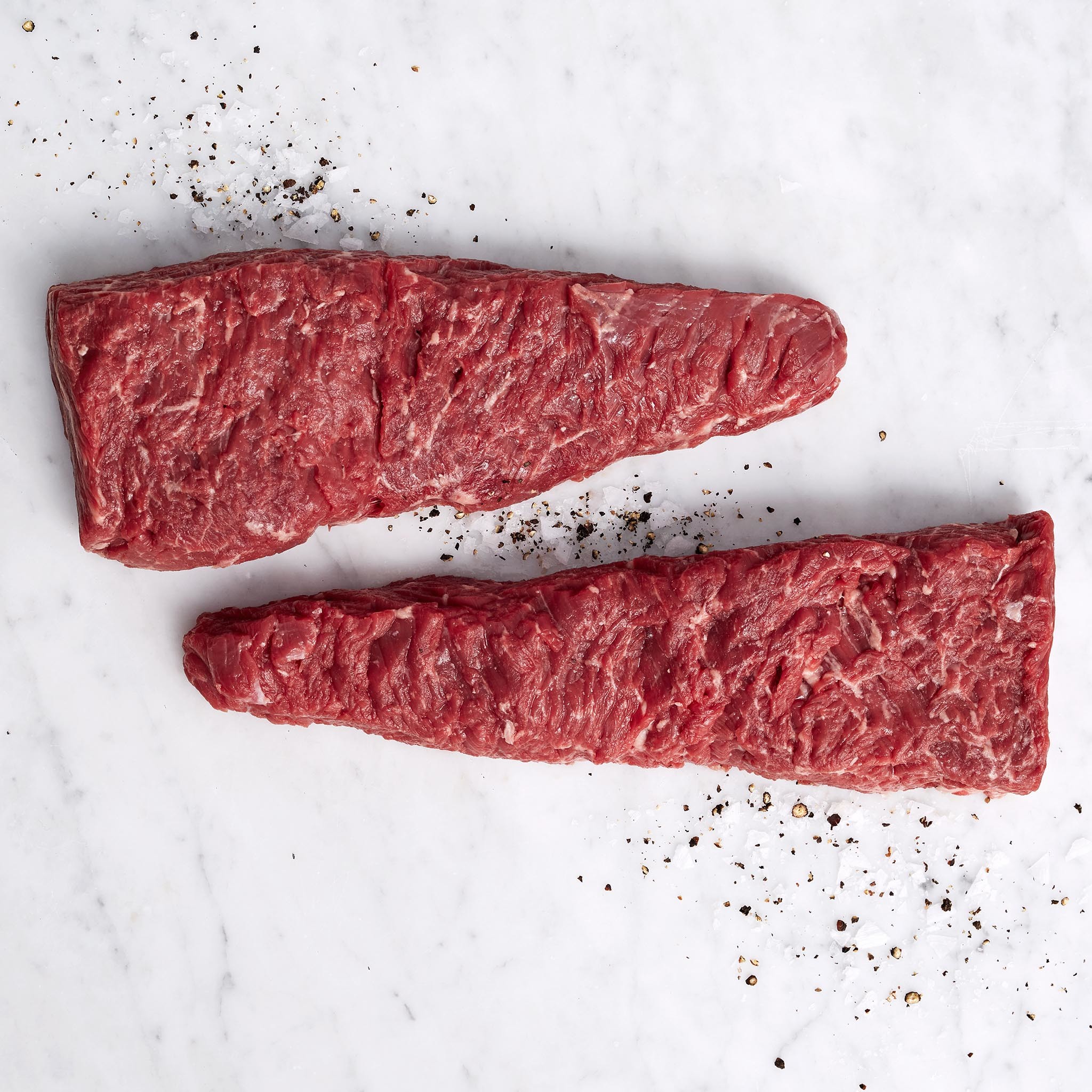 1106 WF Raw USDA Choice Beef Flap Meat Steak Beef
