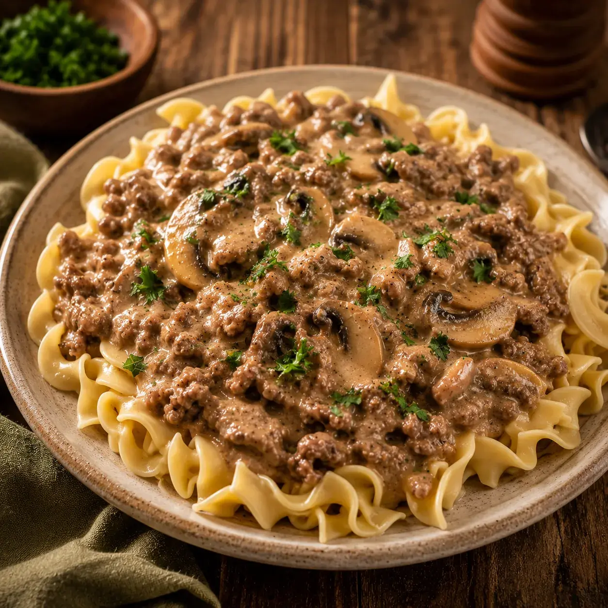 Beef Stroganoff