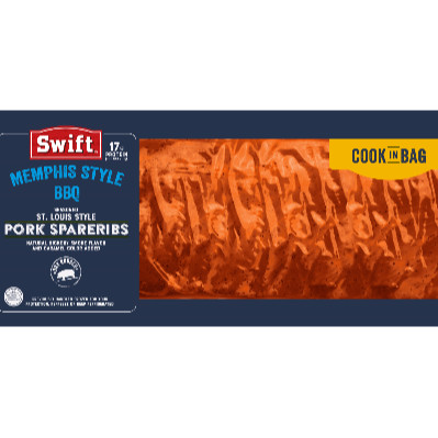 3603 WF PACKAGED St. Louis Ribs Memphis-Style (Cook-In-Bag) Pork