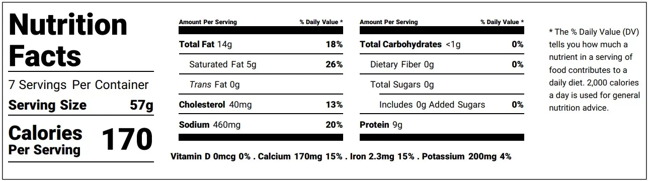 3845 NFT Cajun Style Cook'n Sausage Links 14oz - Zummo's