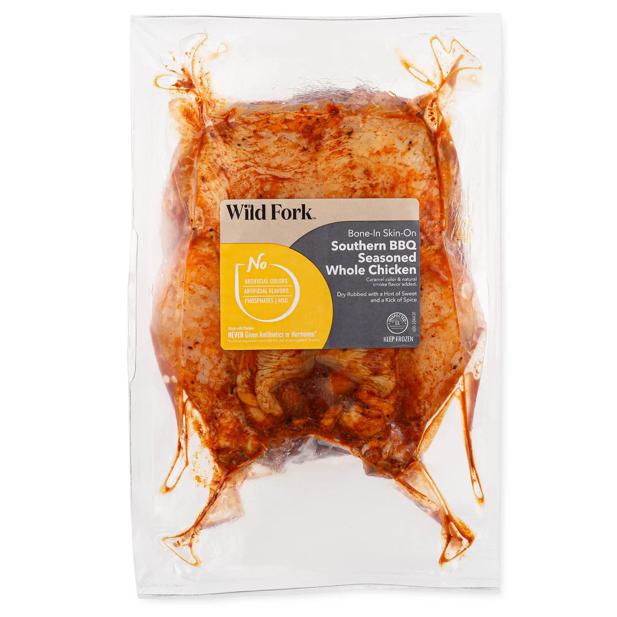 4514 WF PACKAGED Southern BBQ Whole Chicken Poultry