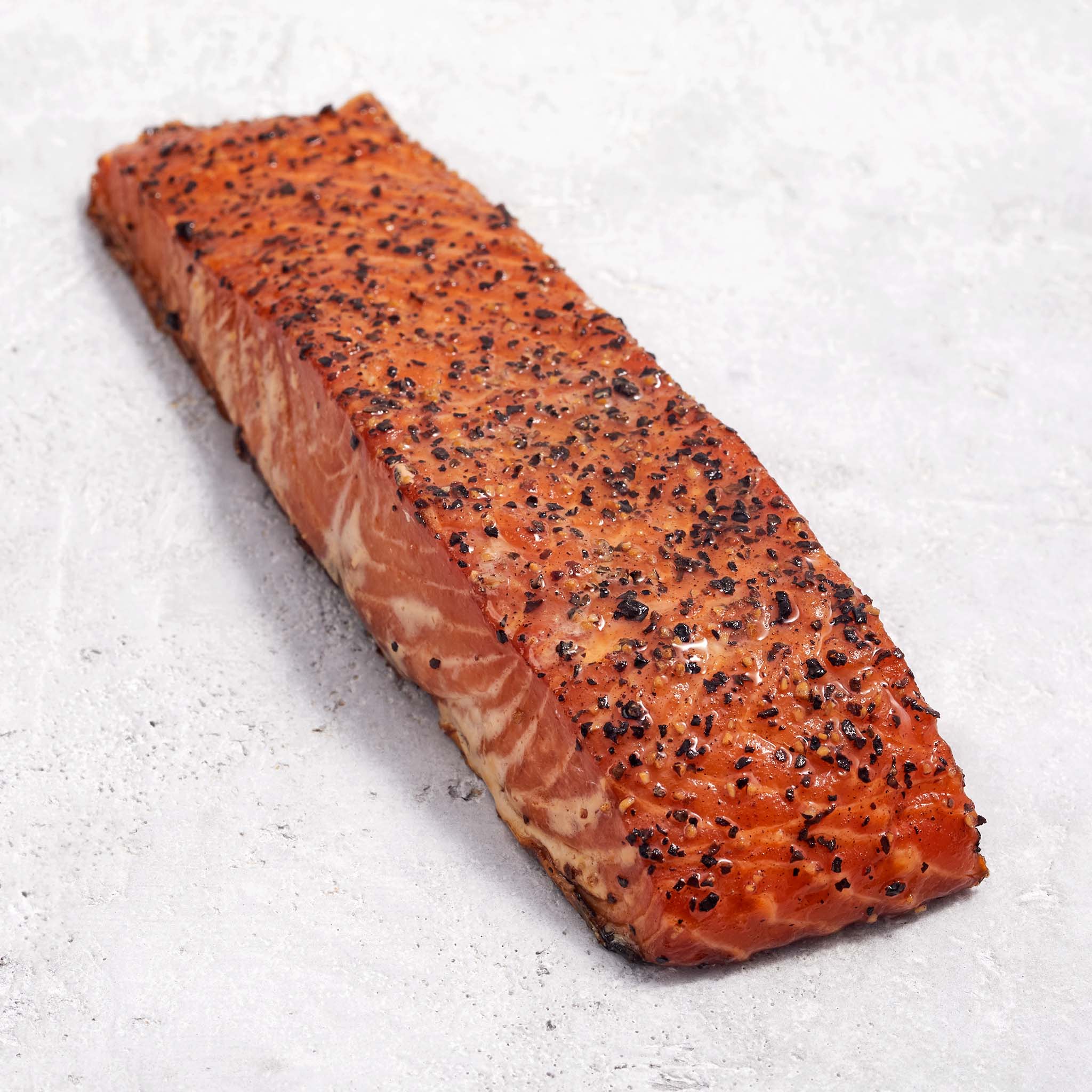 6164 WF Raw Peppered Hot Smoked Salmon Seafood