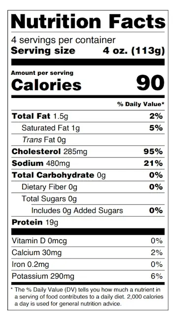 6407 NFT Wild Caught Calamari Rings and Tentacles