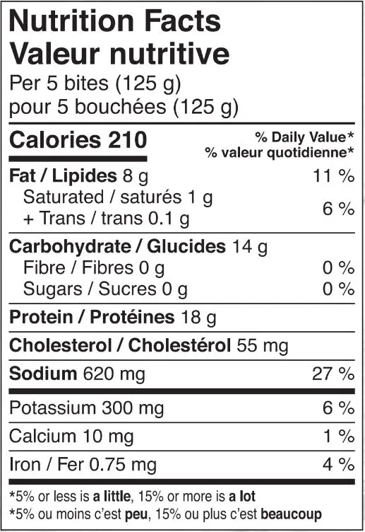 2044 - Organic Breaded Chicken Bites - NFT