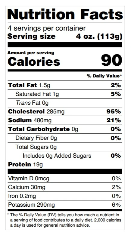 6408 NFT Wild Caught Calamari Tubes and Tentacles