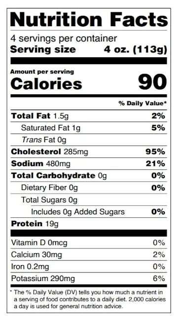 6408 NFT Wild Caught Calamari Tubes and Tentacles