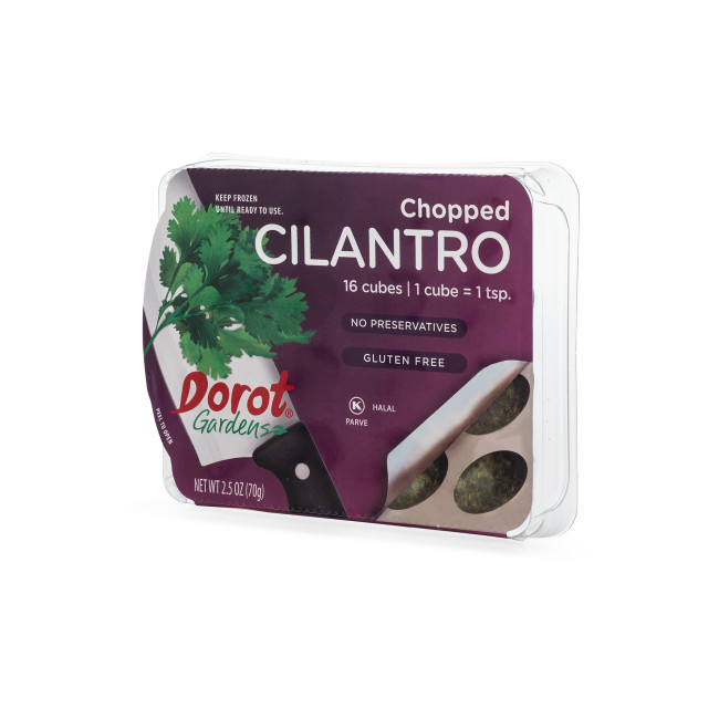 7072 WF PACKAGED Frozen Cilantro - Dorot Spices & Dry Goods