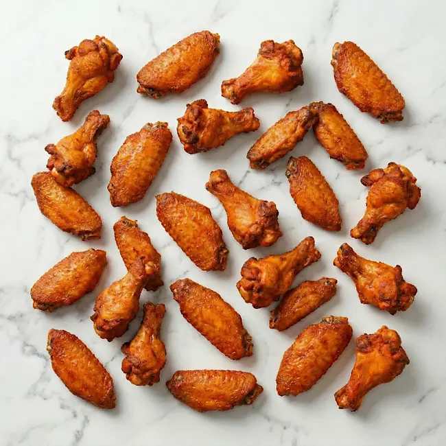 7474 RAW Air Fryer Buffalo Crispy Wings