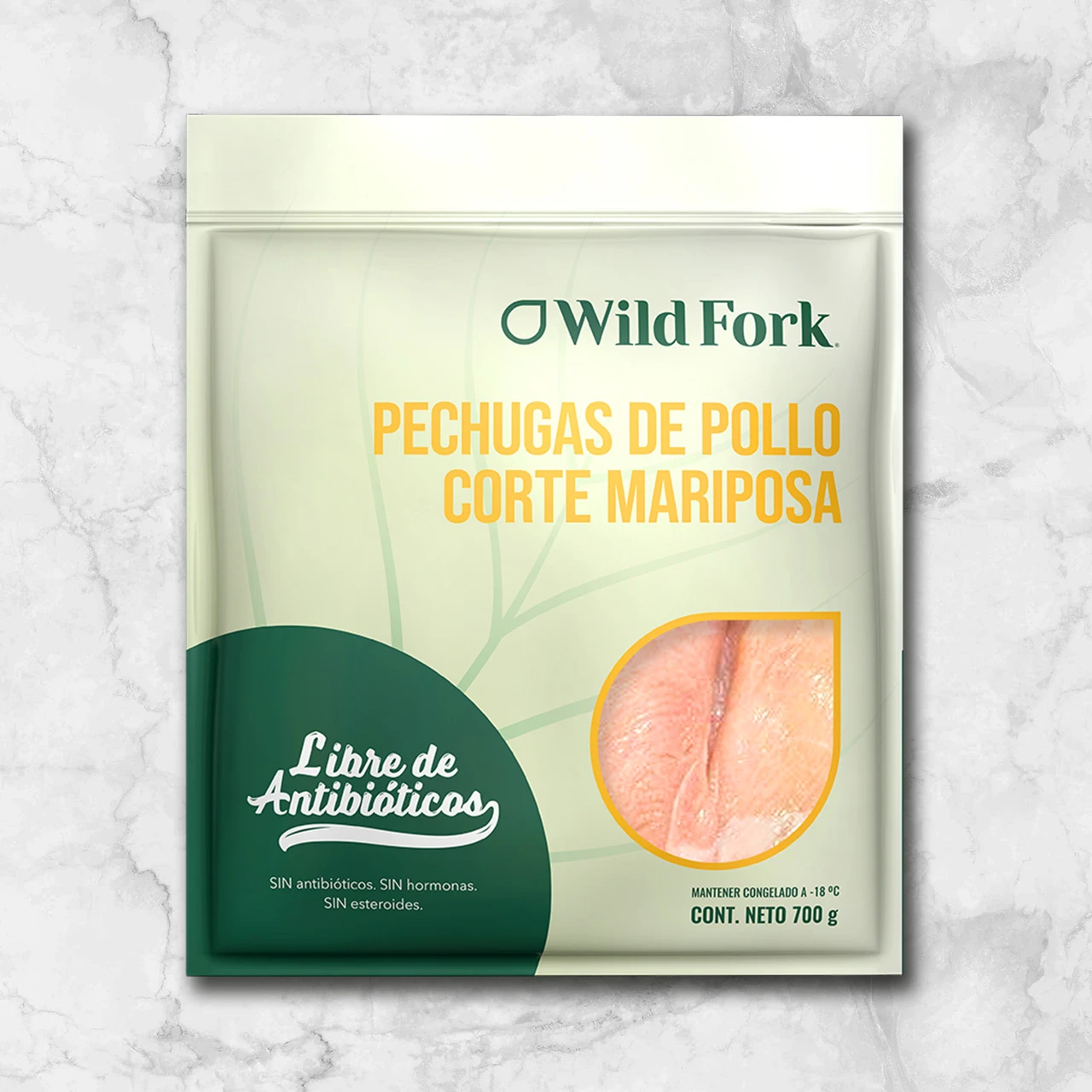 80559 WFMex Packaged PECHUGA DE POLLO CORTE MARIPOSA Aves