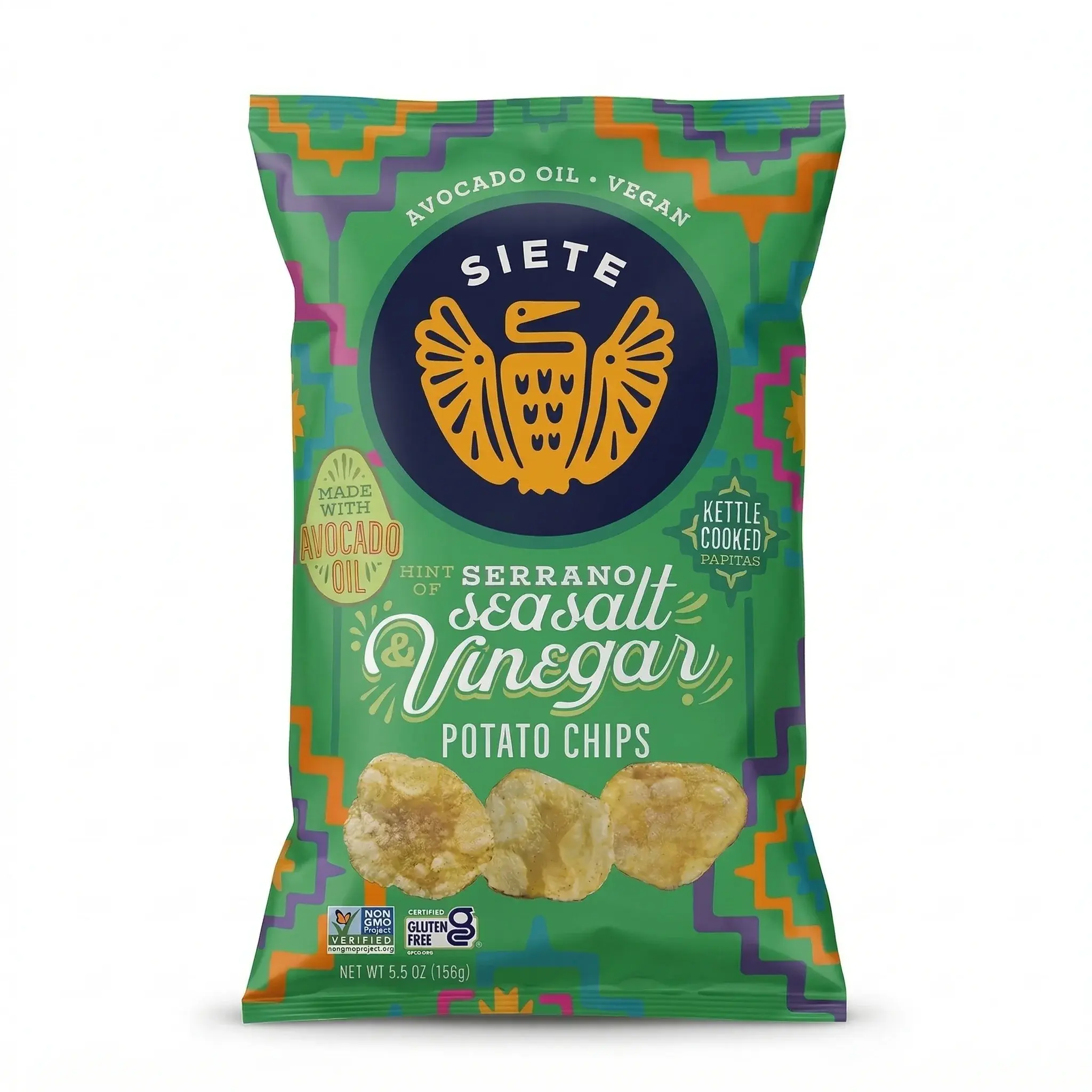 9651 - Siete Chips Potato Ssalt Vnegar - FRONT