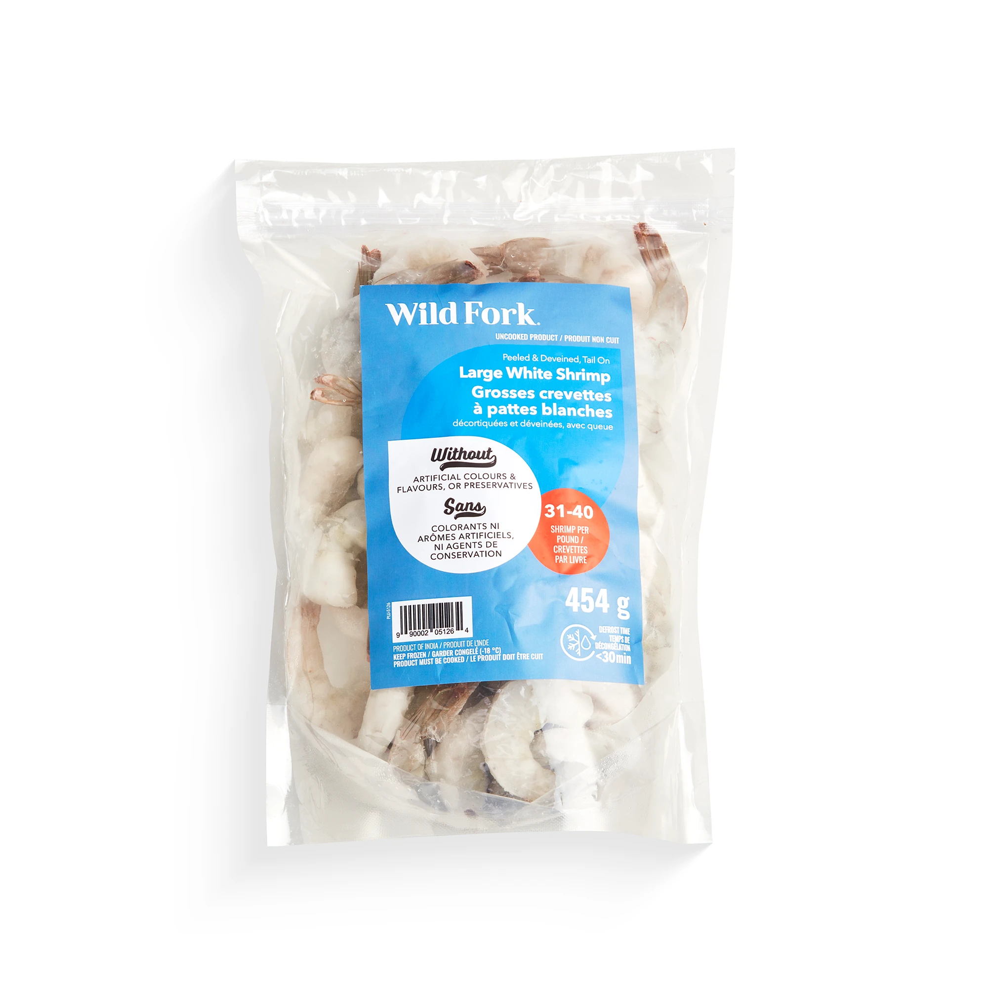 WFC 5126 Seafood Shrimp White 31-40 Large PD