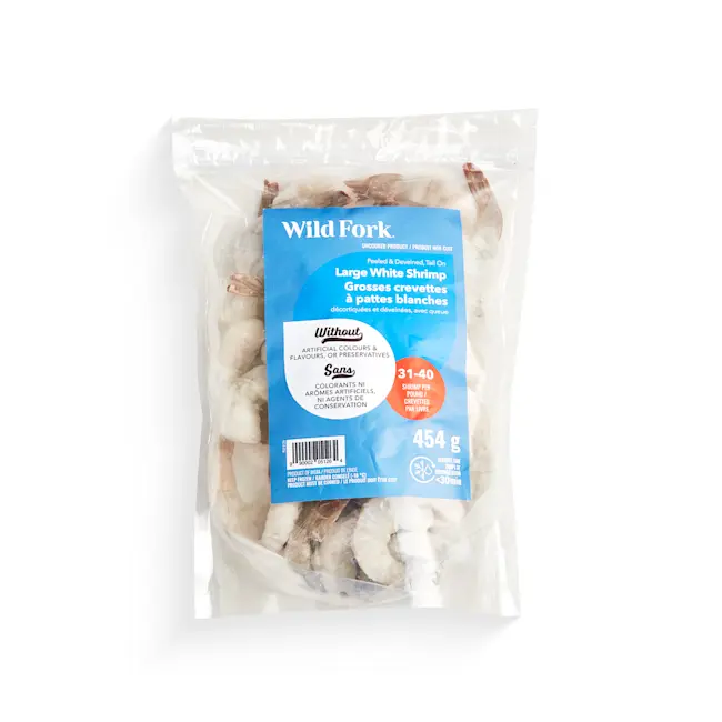WFC 5126 Seafood Shrimp White 31-40 Large PD