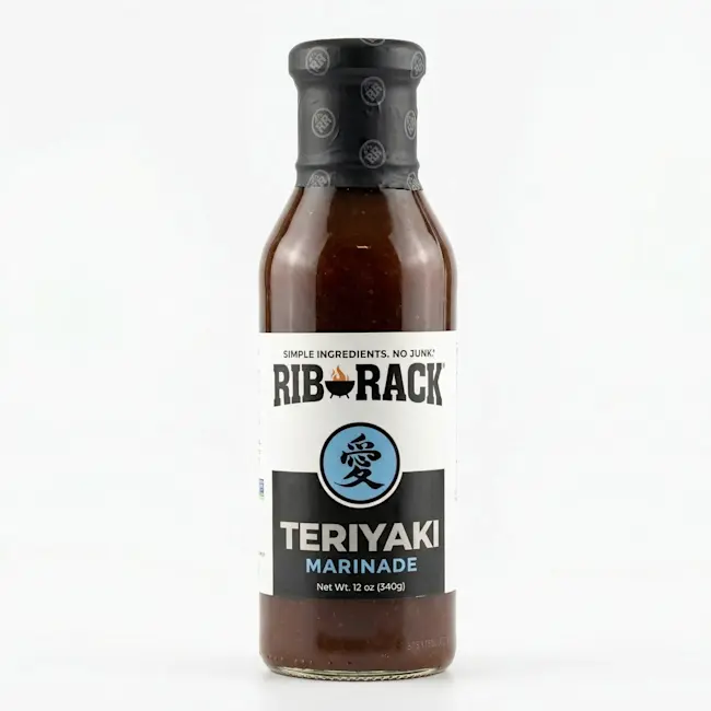 9319 - Rib Rack Marinade Rib Teriyaki 12oz - FRONT
