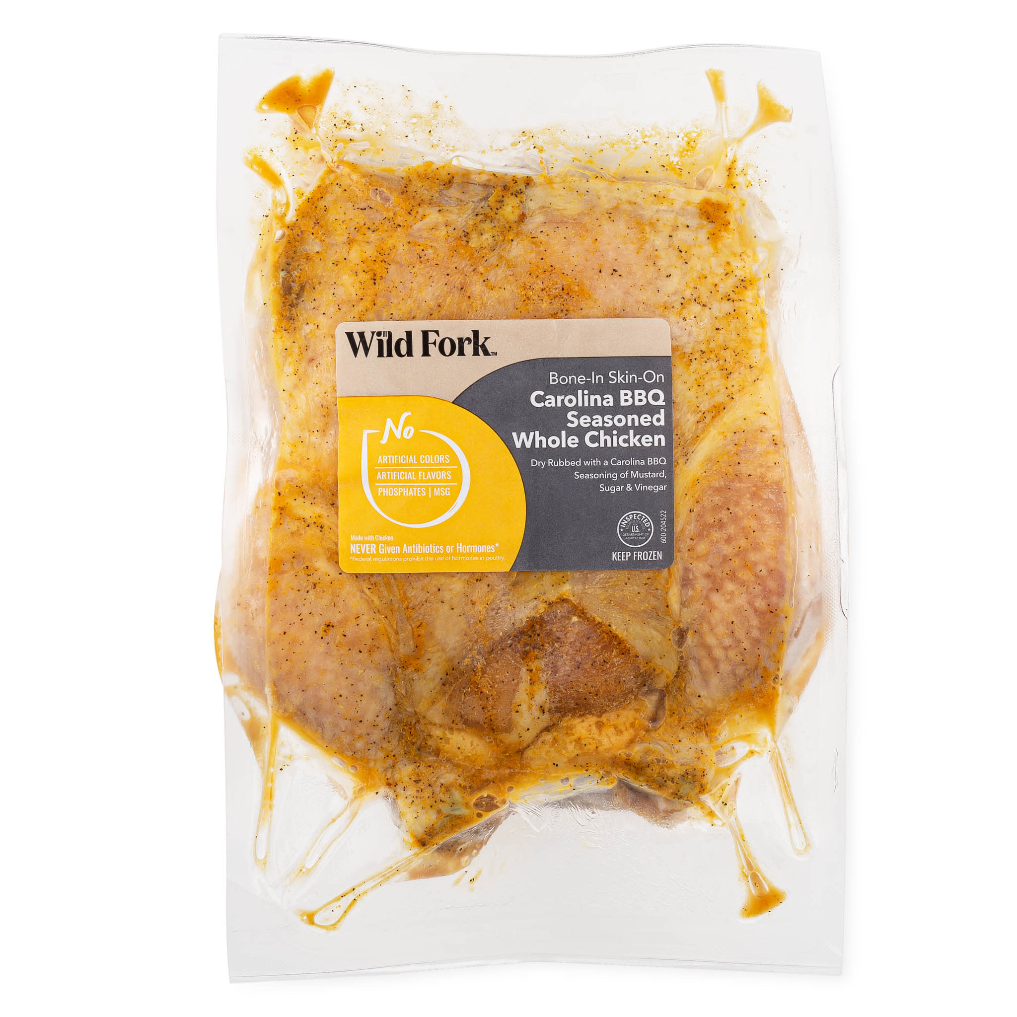 4507 WF PACKAGED Carolina Style Whole Chicken Poultry